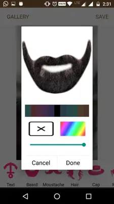 Beard Pro Photo Editor android App screenshot 1