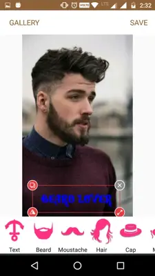 Beard Pro Photo Editor android App screenshot 2